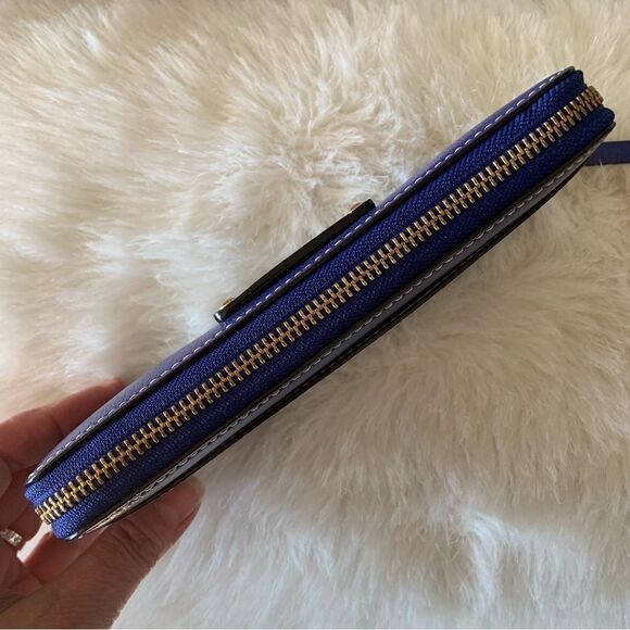 New ✨ KATE SPADE Wellesley Full Size Cobalt Blue Wallet - Picture 5 of 14